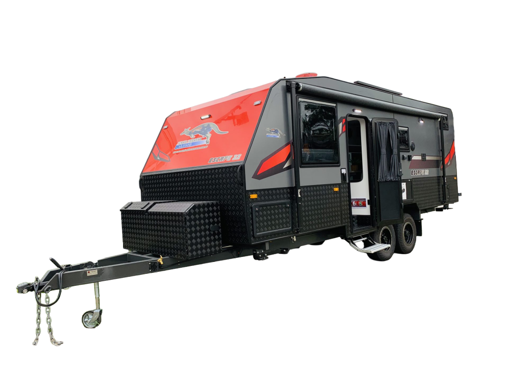 22′ ESCAPE DUAL AXLE 2 BUNKS/Full Lithium Battery and Solar upgrade